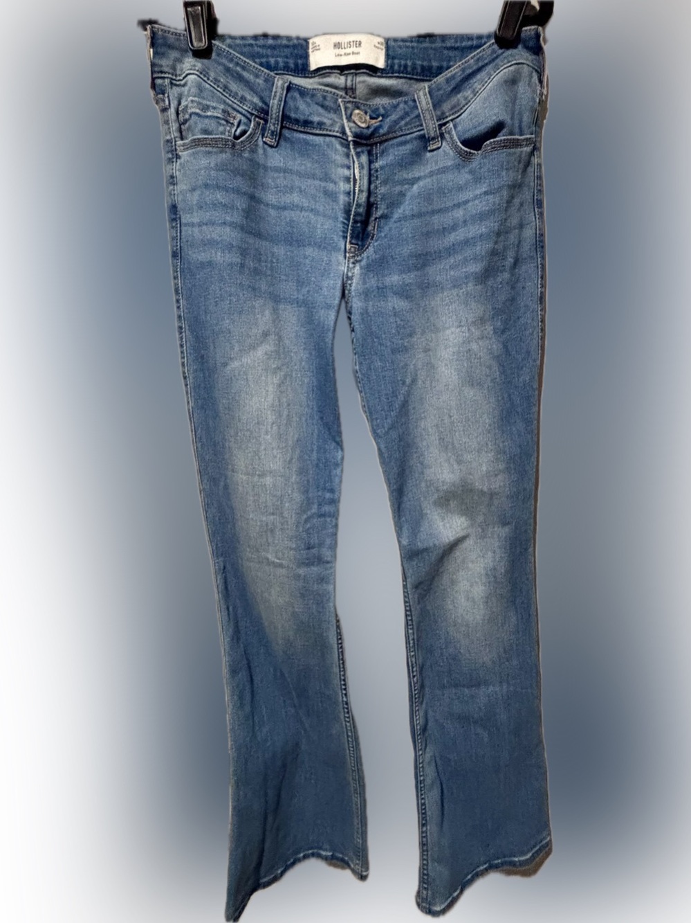 Hollister Size 10 Low Rise Boot Jeans Medium Wash